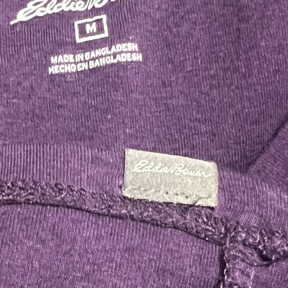Eddie Bauer Purple Women's V Neck top Size Medium - Picture 7 of 10